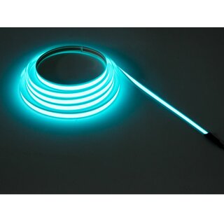 Elektrolumineszenz- Leuchtband, cyan,  2000x14mm, Leuchtflche 9mm, rckseitig selbstklebend